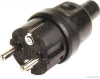 Stecker Vollgummi 2-polig 250V 10/16Amp