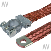 Ground strap copper f.negative terminal 50 mm² length 200 mm