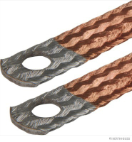 Ground strap, copper, 21.2 mm², length 200 mm