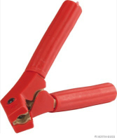 Battery charging clamp, red, 50 mm², positive w/ ground strap