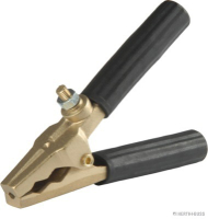 Battery charger clips, black, negative, up to 75A, length
