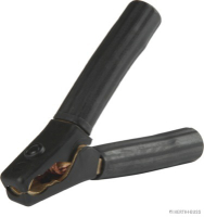 Battery charging clamp, black, negative, w/ ground strap, up to 1000A