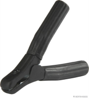 Battery charger clips, black, steel sheet, 35 mm², negative, up to 200A