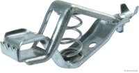 Battery charger clips, positive, galvanised, up to 25A, length 78 mm (10 pieces)