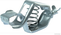 Battery charger clips, negative, galvanised, up to 50A, length 105 mm (10 pieces)