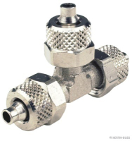 Compressed air system T-piece valve for air horns