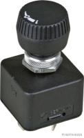 Switch, rotary actuated, 12V/24V, Latching position 0-1