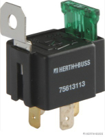 Relais Arbeitsstrom Schliesser 12V/30A 4polig m.Sicherung