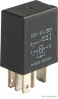 Relais Arbeitsstrom Wechsler 12V/25A 5polig m.Diode