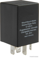 Relais Wisch-Wasch-Intervall 12V/30A 6polig