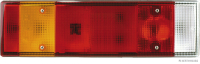 Lens for combination tail light, both sides, 7-chamber lamp