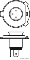 H4 Halogenlampe Long Life 12V 60/55W