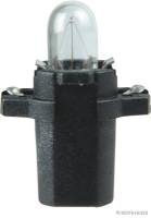 Glühlampe Kunstoffsockellampe schwarz 12V/1,2W B8,3d BAX10d (10 Stück)