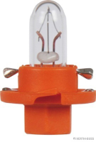 Glühlampe Kunstoffsockellampe orange 12V/1,1W EBSP25 BAX8,4d (10 Stück)