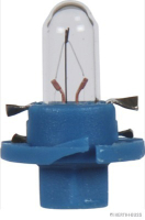Glühlampe Kunstoffsockellampe blau 12V/1,2W EBSP13 BAX8,4d (10 Stück)