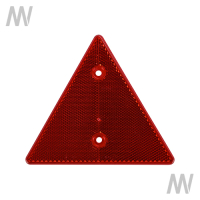 Dreieckrückstrahler rot