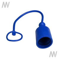Staubschutz für Kupplungsstecker BG3 blau