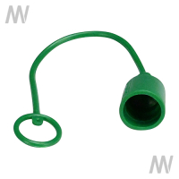 Staubschutz für Kupplungsstecker BG3 grün