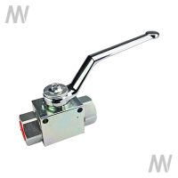 2-Wege-Blockkugelhahn 3/8" ohne Befestigungsbohrung
