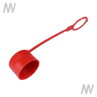Staubschutzkappe für Festhälfte BG6 rot