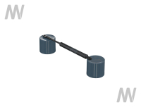 Gasfeder f. Motorhaubenveriegelung