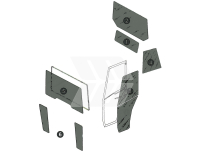 Rear window can be opened at the top