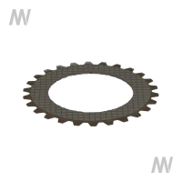 Aussenlamelle m. Belag 143 mm