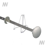 Oil dipstick with ball plug