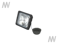 Headlight H4 with rubber cap