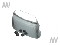 Mirror glass Britax beheizb.gewölbt