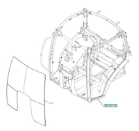 Windscreen one piece