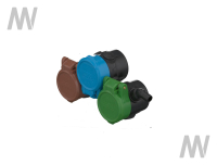 Dust cap package 3 ports