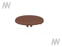 Marking cap brown -