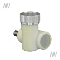 Angle drive tractor meter