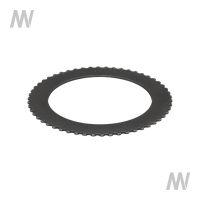 Clutch disc serrated