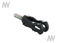 Articulated fork f. lifting strut