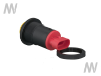 Pushbutton f. rear PTO