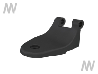 Hinge f. rear window right