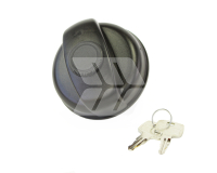 Lockable fuel tank cap