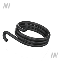 Drehfeder f.Kotfluegelhalter recht