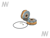 Oil filter f. steering