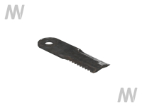 Chopper knife serrated