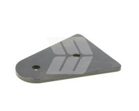 Platte m. 2 Bohrungen