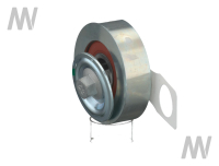 Laufrolle glatt m. Schraube