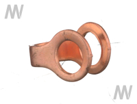 Dichtklammer für  Rücklaufleitung