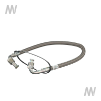 Lubrication line turbocharger