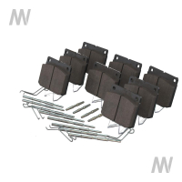 Bremsbelagsatz hinten 60mm
