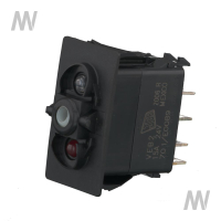 Schalter 3 Positionen 24V LED