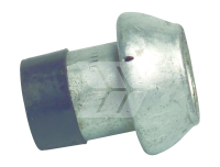 V-part 2 1/2\" Cardan x 2 1/2\" External thread