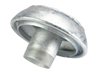 V-Part 6" gimbal x 2 1/2" male thread